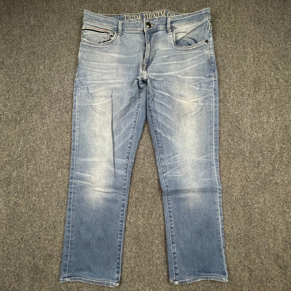 US Polo Association Denim Company Delta Stretch Slim Jeans 38x33
